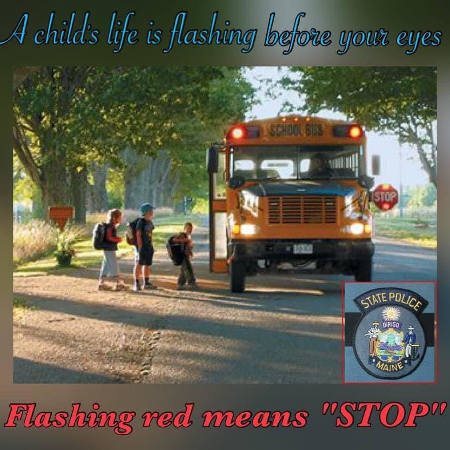 Flashing Red Means “Stop!”