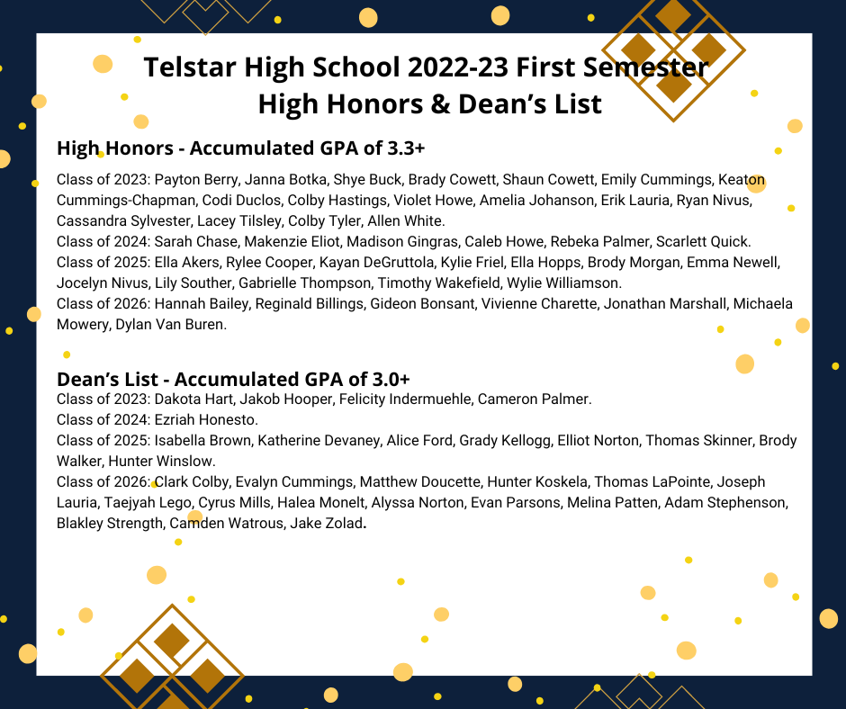 Telstar High School ELO Program Connect Students with Post-Secondary Goals  and Opportunities – Maine DOE Newsroom