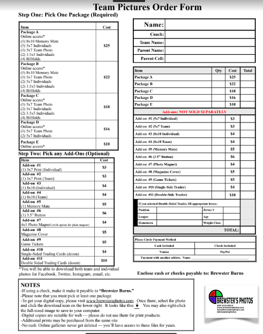 Order Form