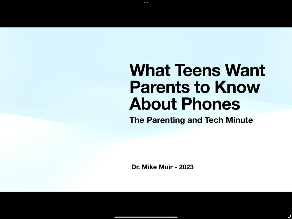 What Teens Want Parents to Know About Phones