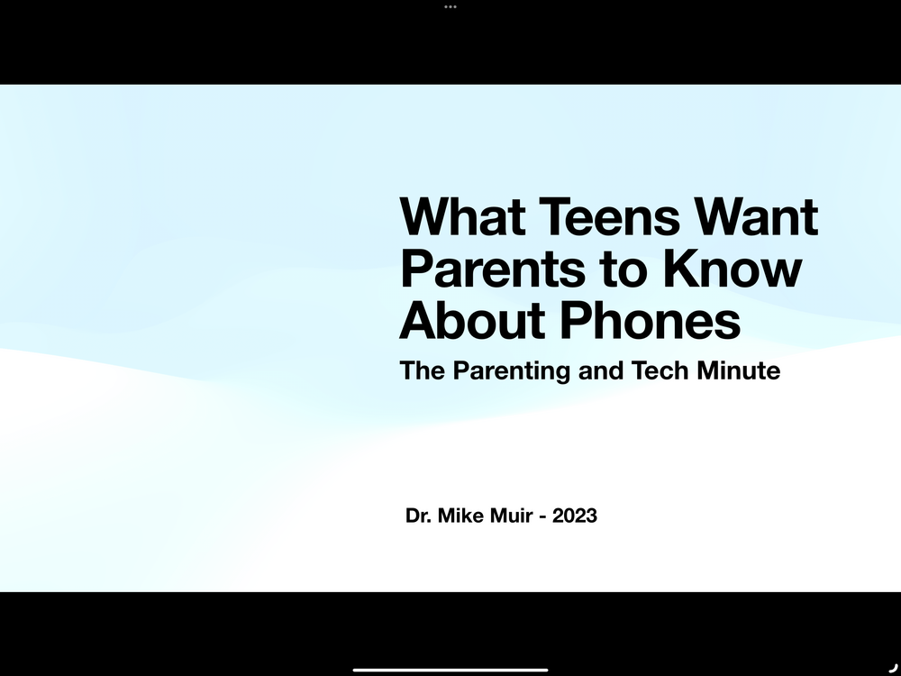 What Teens Want Parents to Know About Phones Parenting and Tech